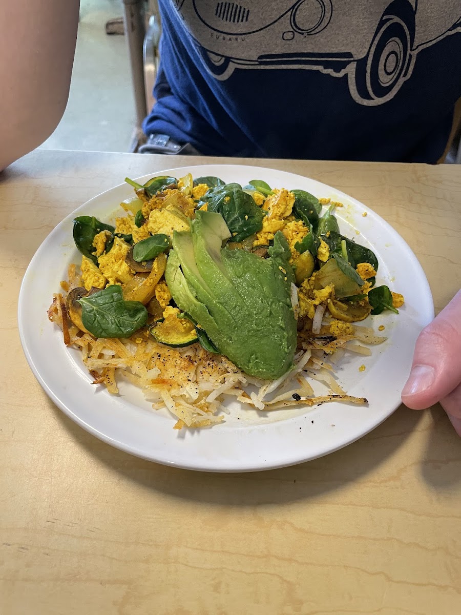 Pepples Scramble with Avocado