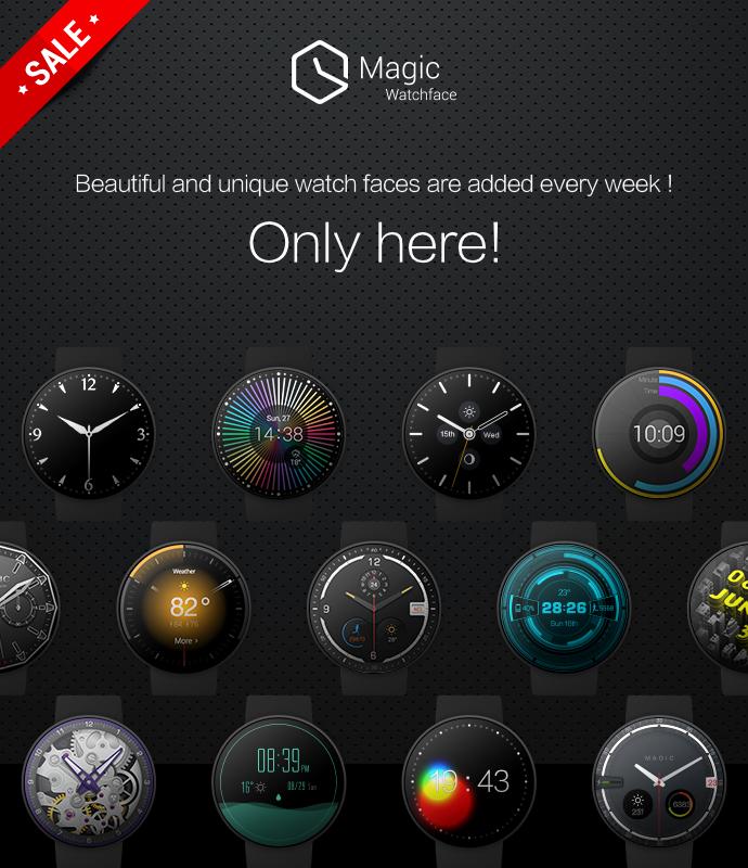 Android application Watch Face - Timezone screenshort
