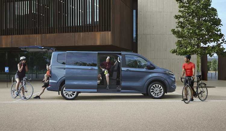 The new Tourneo Custom has seating for up to nine occupants.