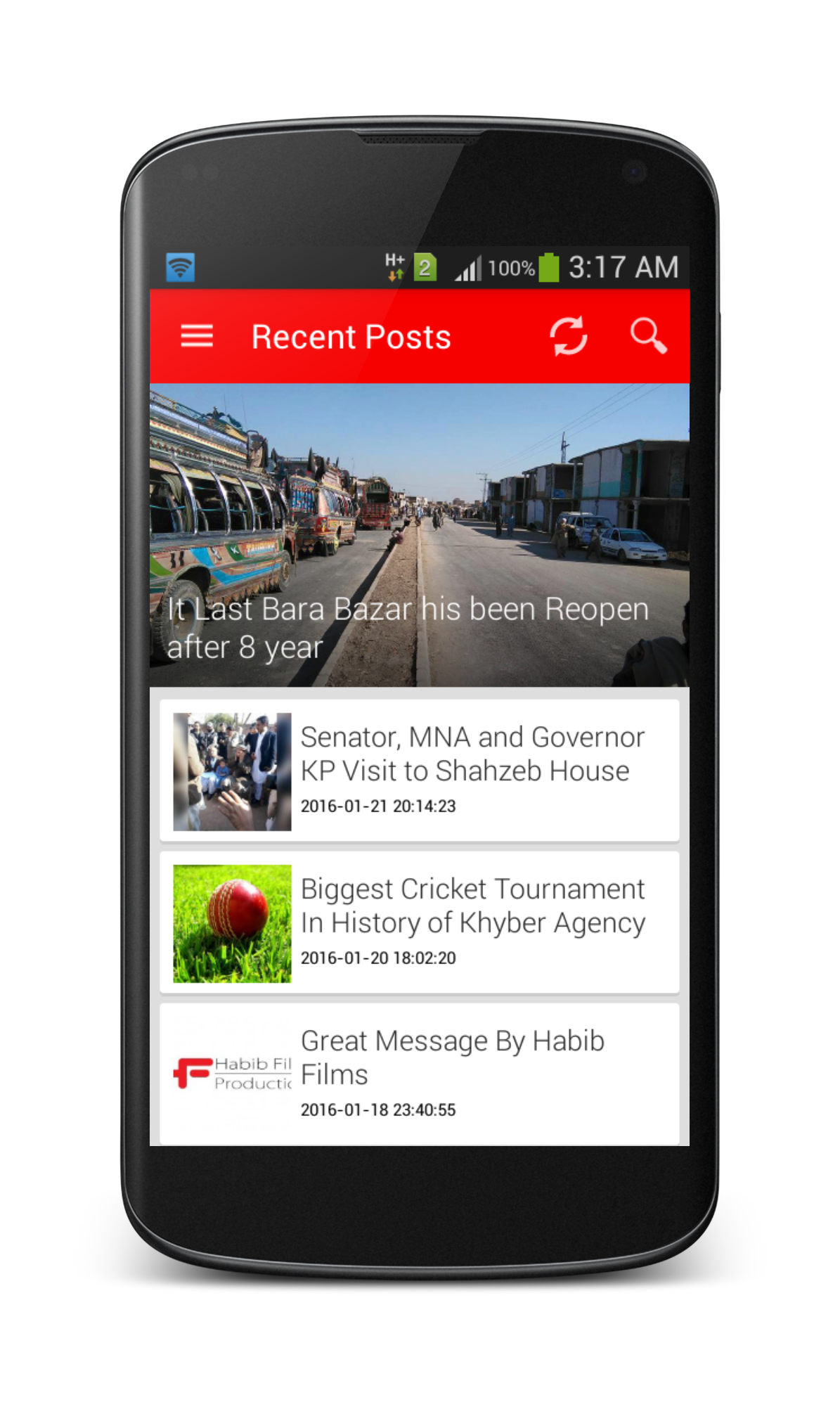 Android application Bara Khyber Agency screenshort