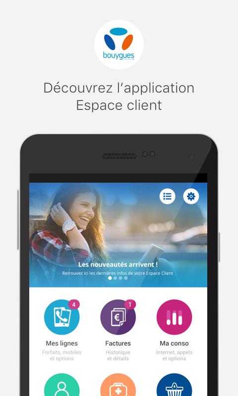 Android application Bouygues Telecom screenshort
