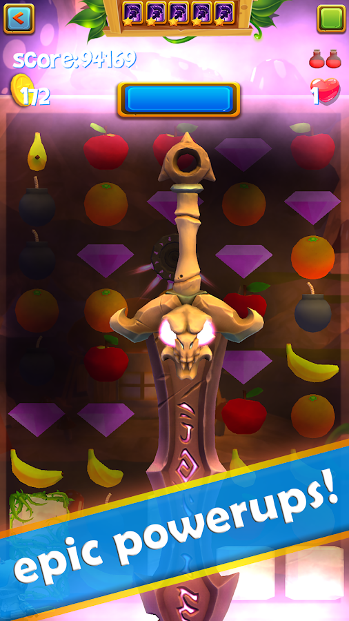    Knight Swipe! fruit match game- screenshot  