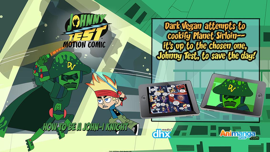 Android application Johnny Test screenshort