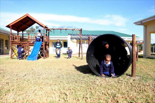 FUN TIME: St John's Primary has a brand new grade R classes and a new playground. PICTURE: Sibongile Ngalwa