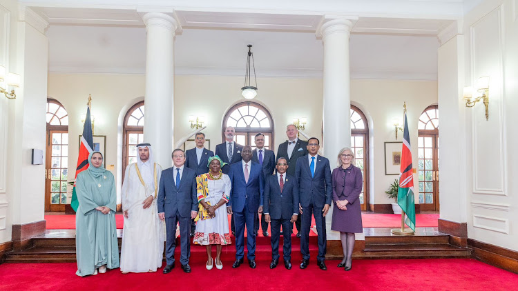 President William Ruto on Thursday received credentials from 11 new ambassadors and high commissioners at State House, Nairobi.