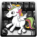ダウンロード Black Cute Glitter Unicorn Keyboard Theme をインストールする 最新 APK ダウンローダ