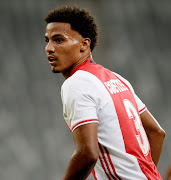 Rivaldo Roberto Coetzee of Ajax Cape Town during the the Absa Premiership match between Ajax Cape Town and Mamelodi Sundowns at Cape Town Stadium on November 30, 2016 in Cape Town, South Africa.