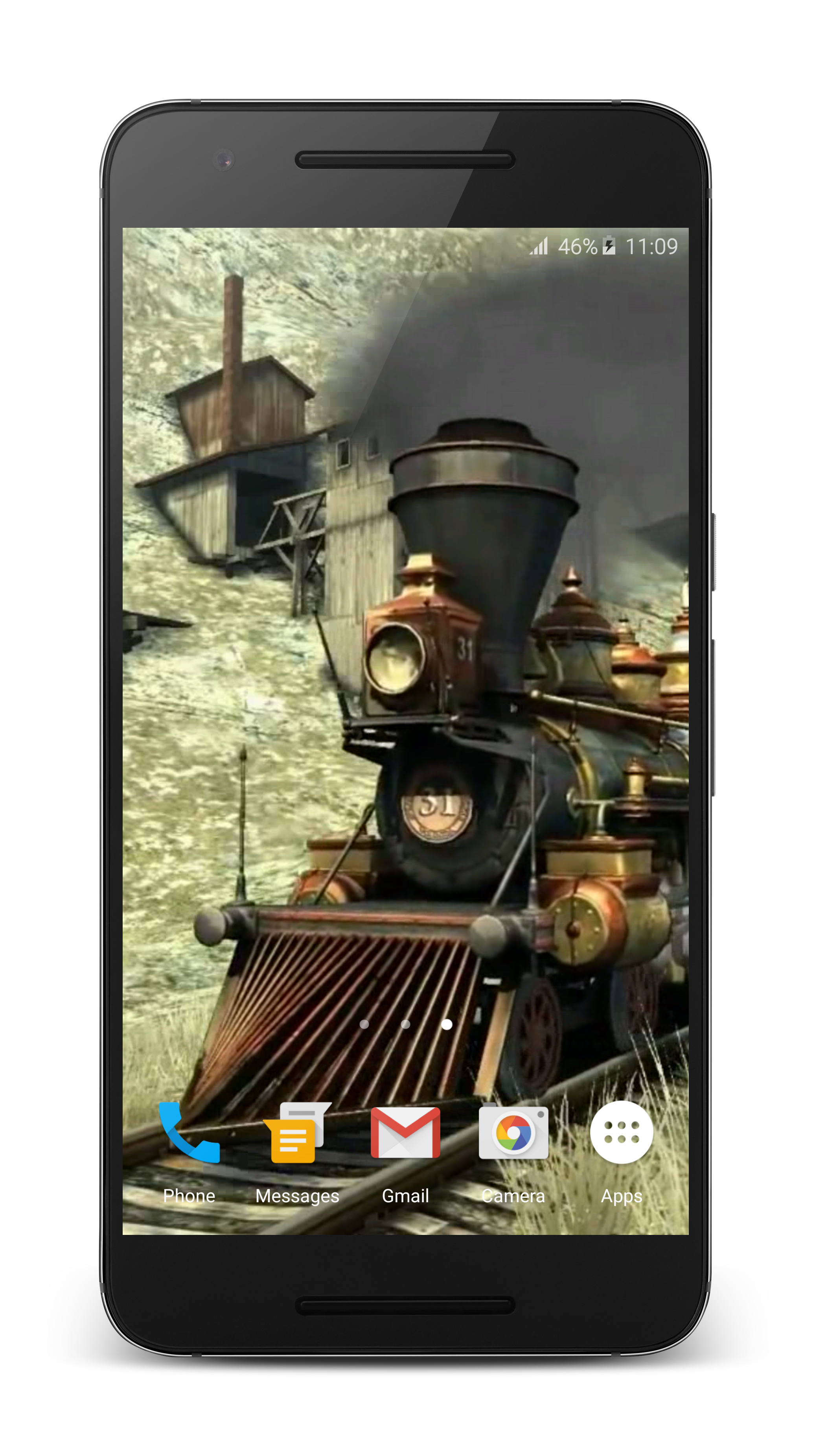 Android application Railway 3D Live Wallpaper screenshort