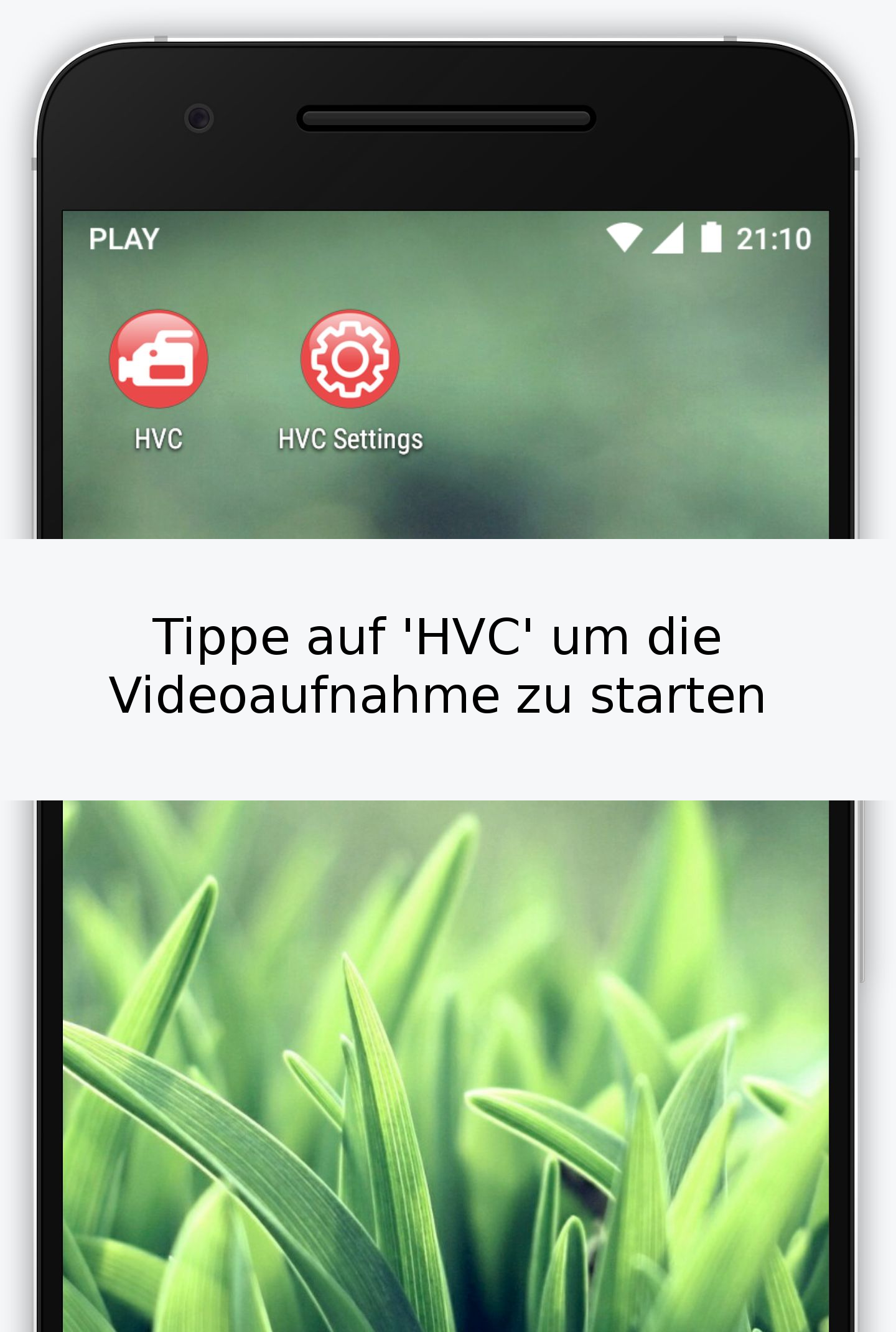 Android application Hidden Video Camera PRO screenshort