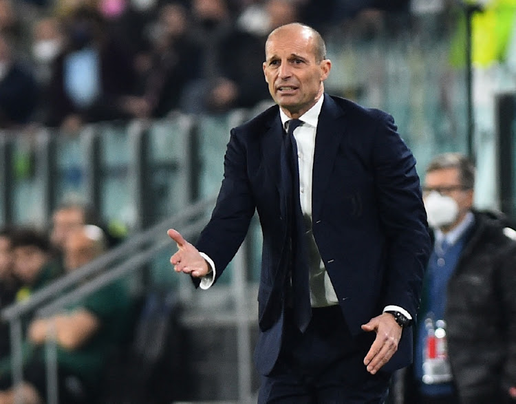 Coach Massimiliano Allegri reated angrily to questions over Juventus poor season.