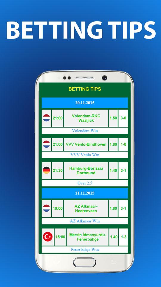 Android application Betting Tips Sports screenshort