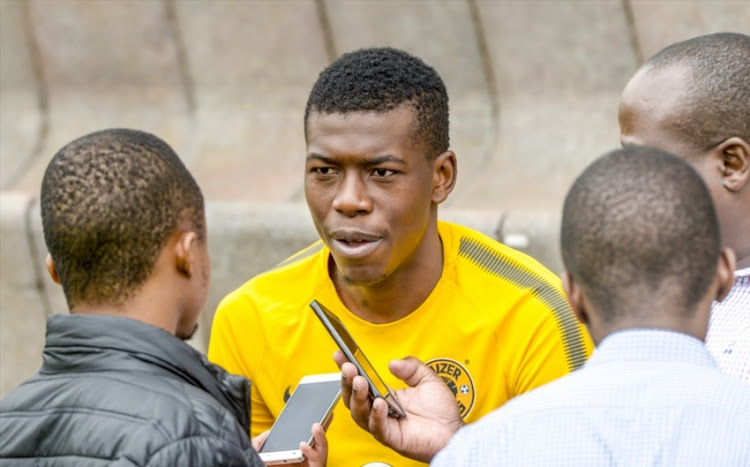 Teenage Hadebe of Kaizer Chiefs during the Kaizer Chiefs Media Open Day at Kaizer Chiefs Village on February 22, 2017 in Johannesburg.