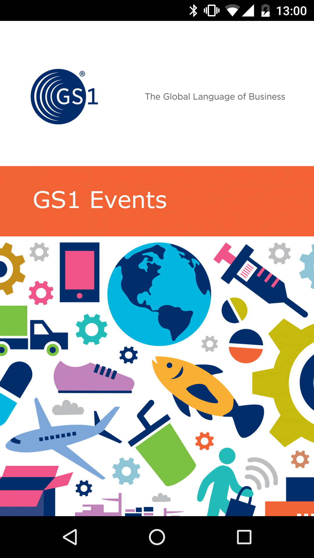 Android application GS1 Global Events screenshort