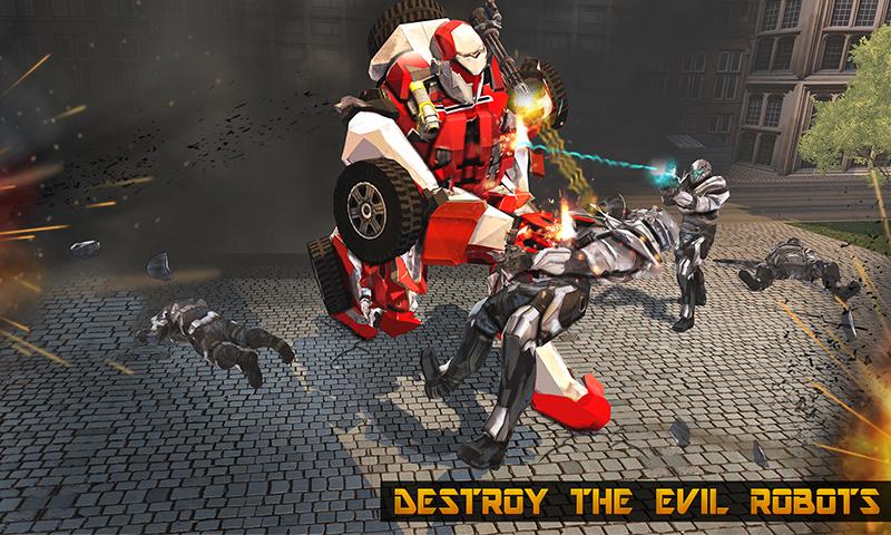 Android application Robot Hero City War Survival screenshort