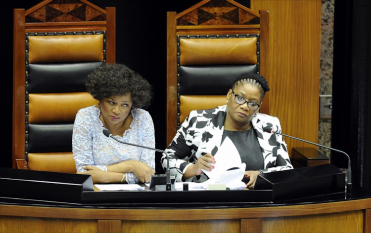 Management of parliament were harshly criticised by presiding officers Baleka Mbete and Thandi Modise. File photo