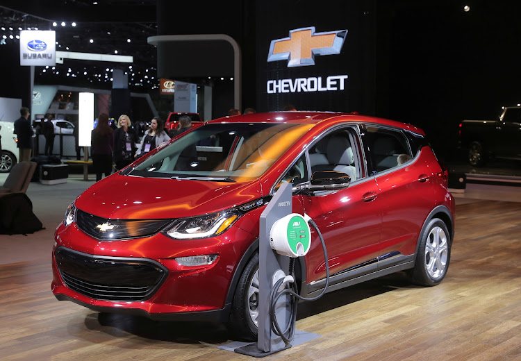 GM is advising Chevrolet Bolt owners to park at least 15.2m away from other vehicles due to the possibility of the battery pack catching fire. Picture: REUTERS