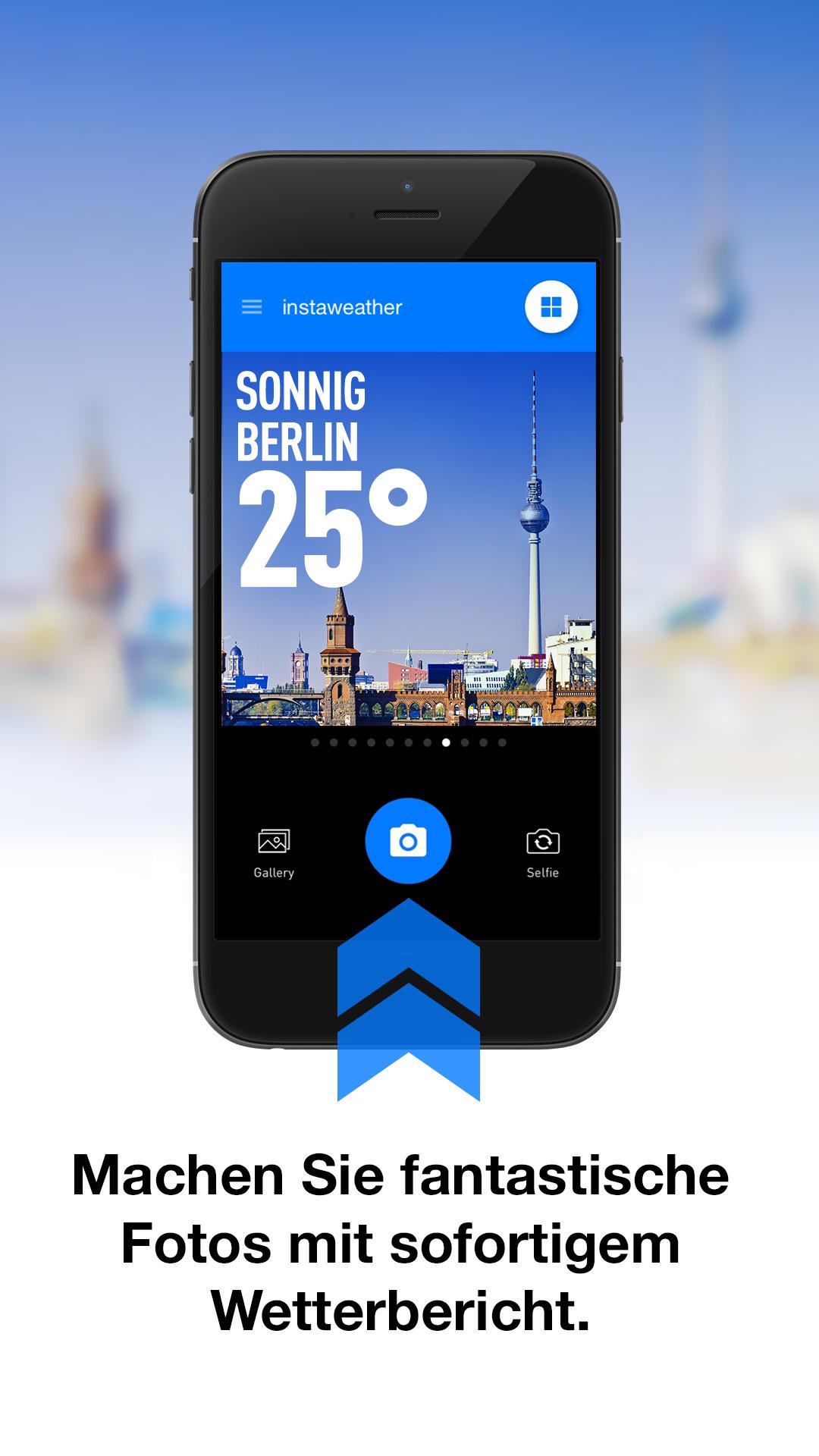 Android application InstaWeather screenshort