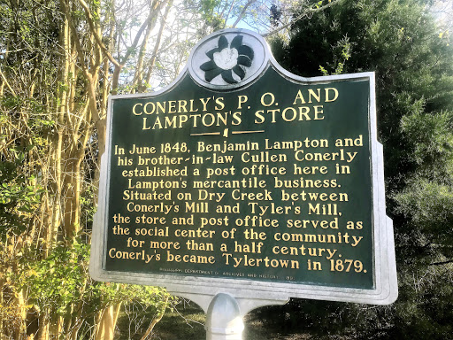 In June 1848, Benjamin Lampton and his brother-in-law Cullen Conerly established a post office here in Lampton's mercantile business. Situated on Dry Creek between Conerly's Mill and Tyler's Mill,...