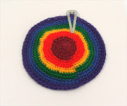This rainbow yarmulke was created by Ron From, a design student in Shenkar College. The unique yarmulke was knitted as an answer to a design brief in a visual communication studio that i teach in the industrial design department for the past five years. The brief asked the students to integrate a found graphic symbol (icon, logo, pictogram etc.) with a found object or environment in order to give both a new meaning (political, ironic, personal, humorist). in this case, the synthesis of the rainbow flag as a graphic symbol, and the Jewish yarmulke as a found object, drew attention to the tension between sexual identity and conservative Judaism.