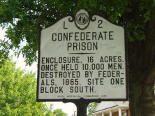 Enclosure, 16 acres. Once held 10,000 men. Destroyed by Federals, 1865. Site one block south.Plaque via North Carolina Highway Historical Marker Program, and is used with their permission. Full...