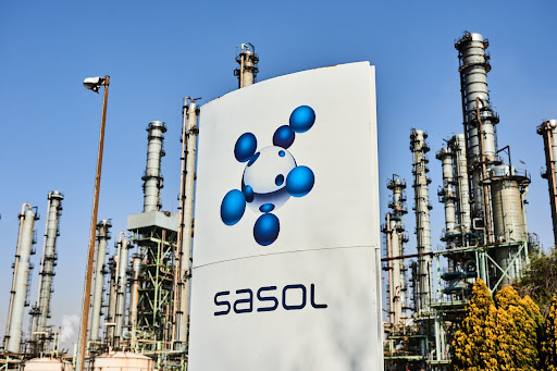 Sasol reported a decline of 34% in half-year profit, mainly due to weaker oil and petrochemical prices and higher costs. File photo.