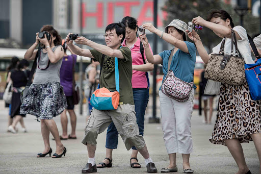 Chinese tourism has picked up but South African tourism has dropped in popularity with four other leading countries Picture: AFP