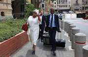 Dudu Myeni at the high court in Pretoria on February 20 2020. She told the court she did not attend court proceedings last year because her financial means were limited. 