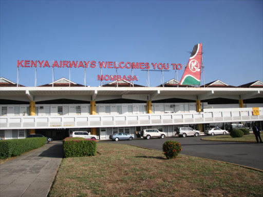 A file photo of Moi International Airport in Mombasa. /FILE