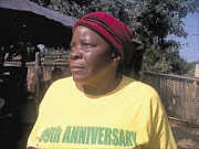 DESPONDENT: Sibonangayo Mkhabele, 65, of Chweni in KaBokweni, Mpumalanga, left a paypoint station empty-handed after being told that her pension money  had been withdrawn at a Nedbank ATM. She does not have a bank account. PHOTO: Sibongile Mashaba