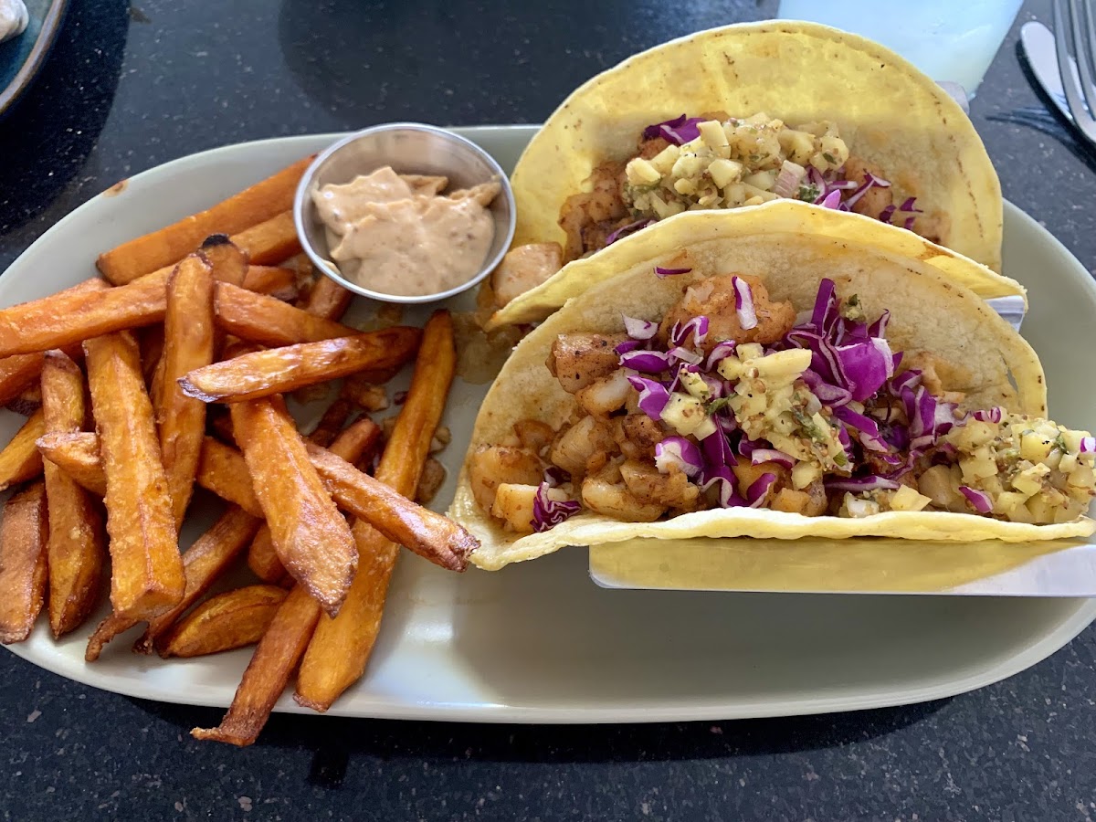 Seafood tacos