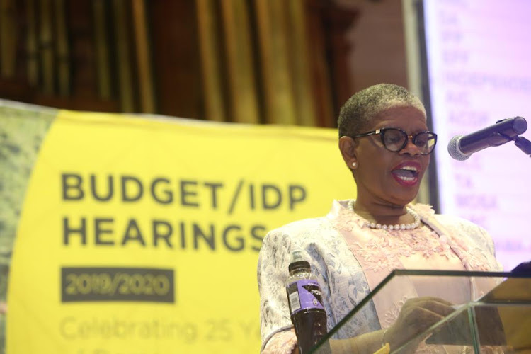 eThekwini mayor Zandile Gumede delivers the city's 2019-2020 budget in the face of objections from opposition benches as she is out on R50,000 bail relating to tender fraud allegations.