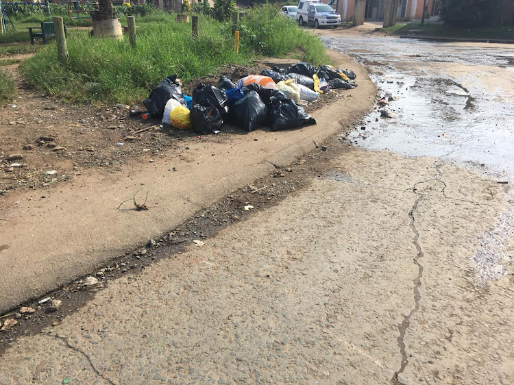 Verges littered with uncollected dirt and terrible roads is something community members of Cato Manor say is a common occurrence.