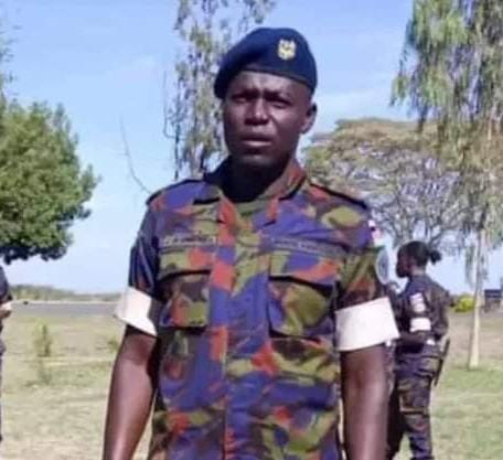 Sergeant Cliphonce Omondi. He was a Kenya Airforce officer.