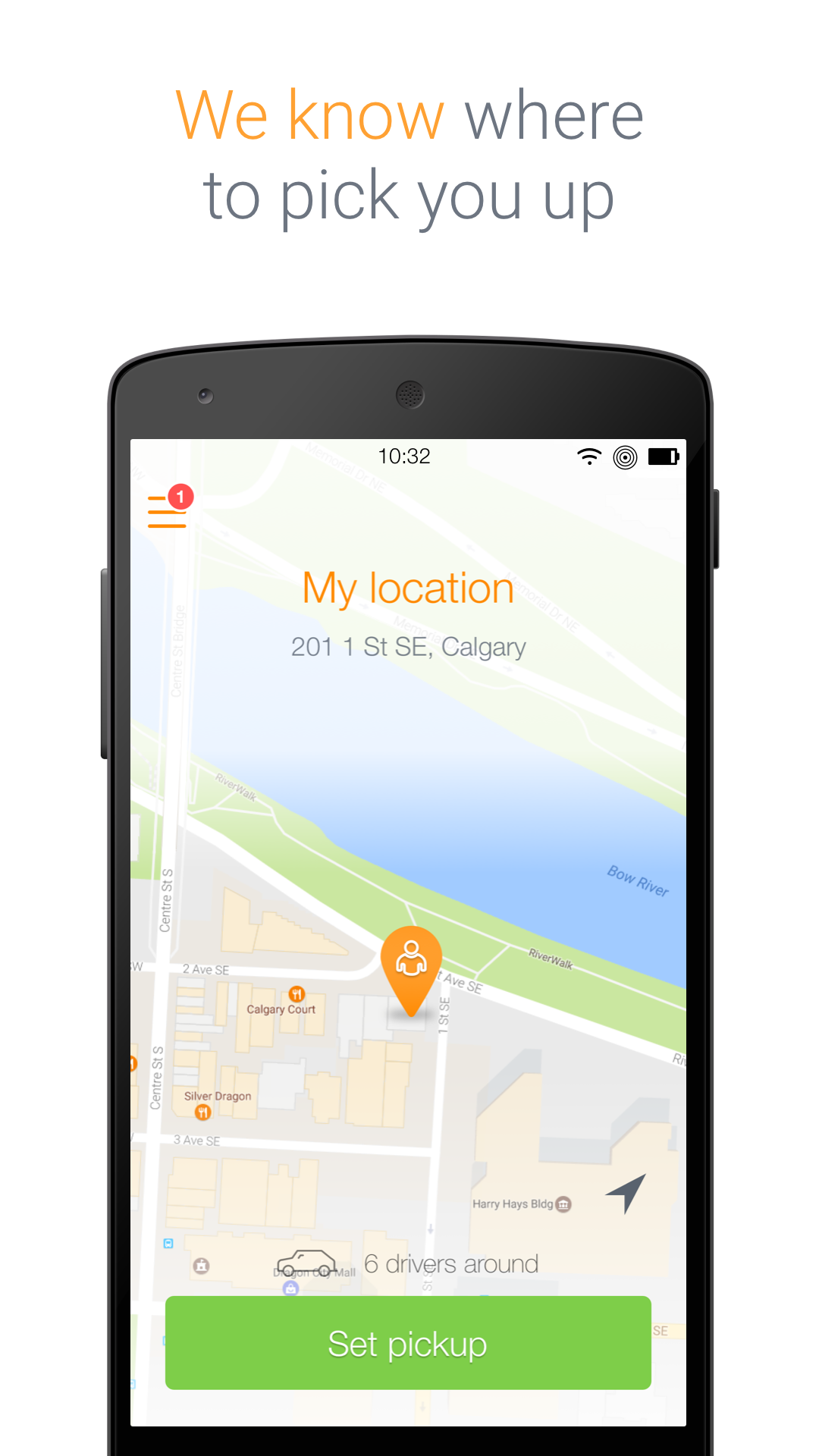 Android application Pink Car Service screenshort