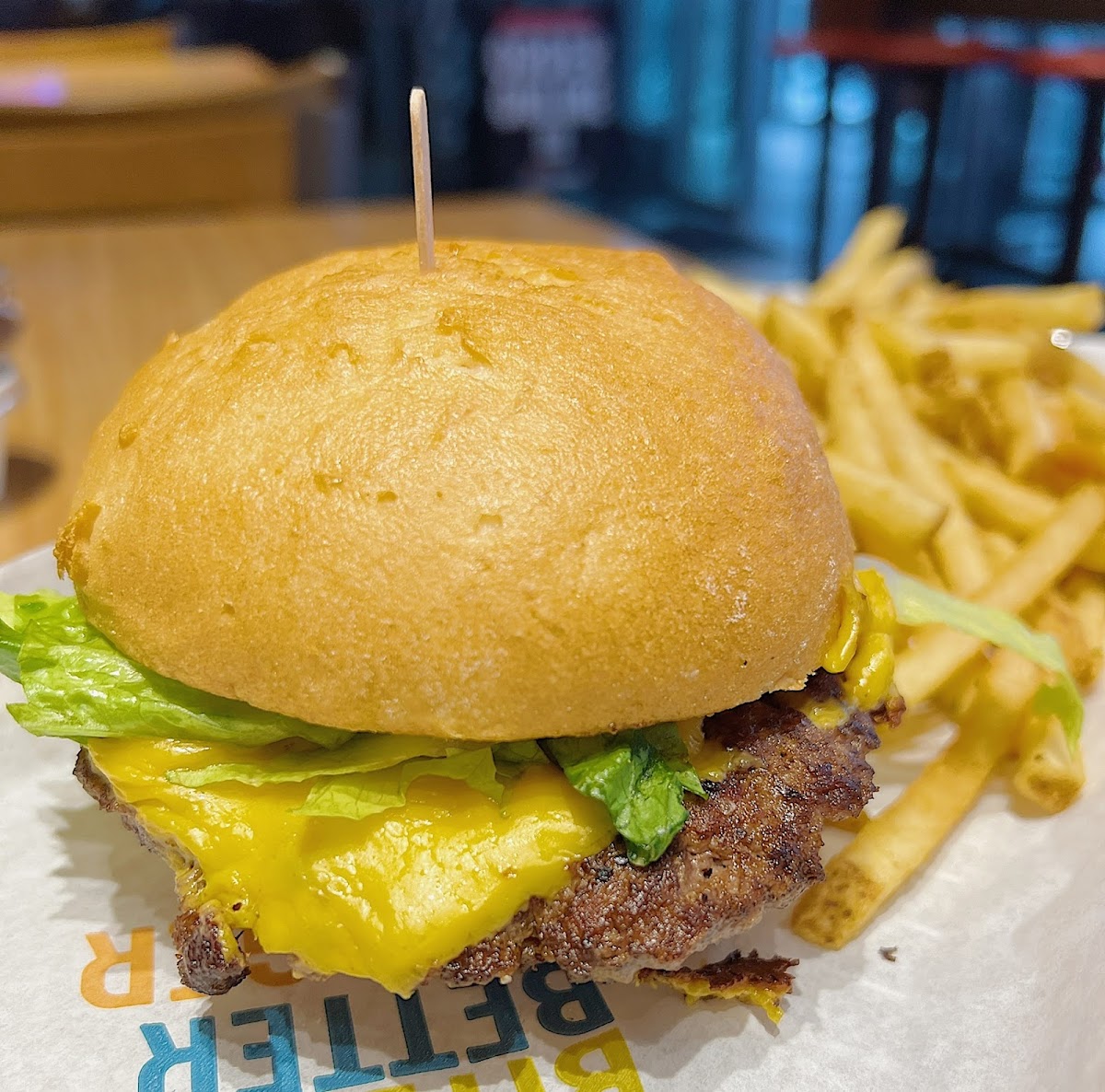 Classic Smashburger & fries
