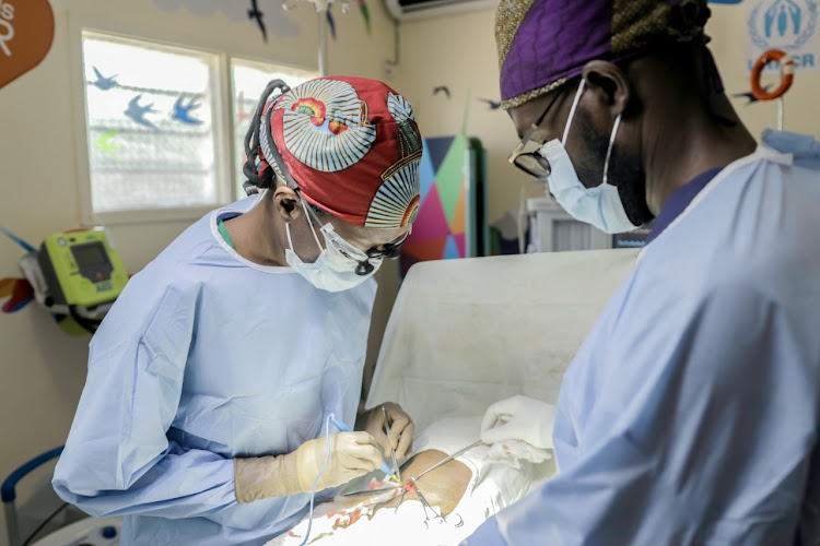 An operation at the newly-opened paediatric theatre at Kakuma General hospital. It is expected to serve over 90,000 children that reside in Kakuma Refugee Camp in addition to the host communities.