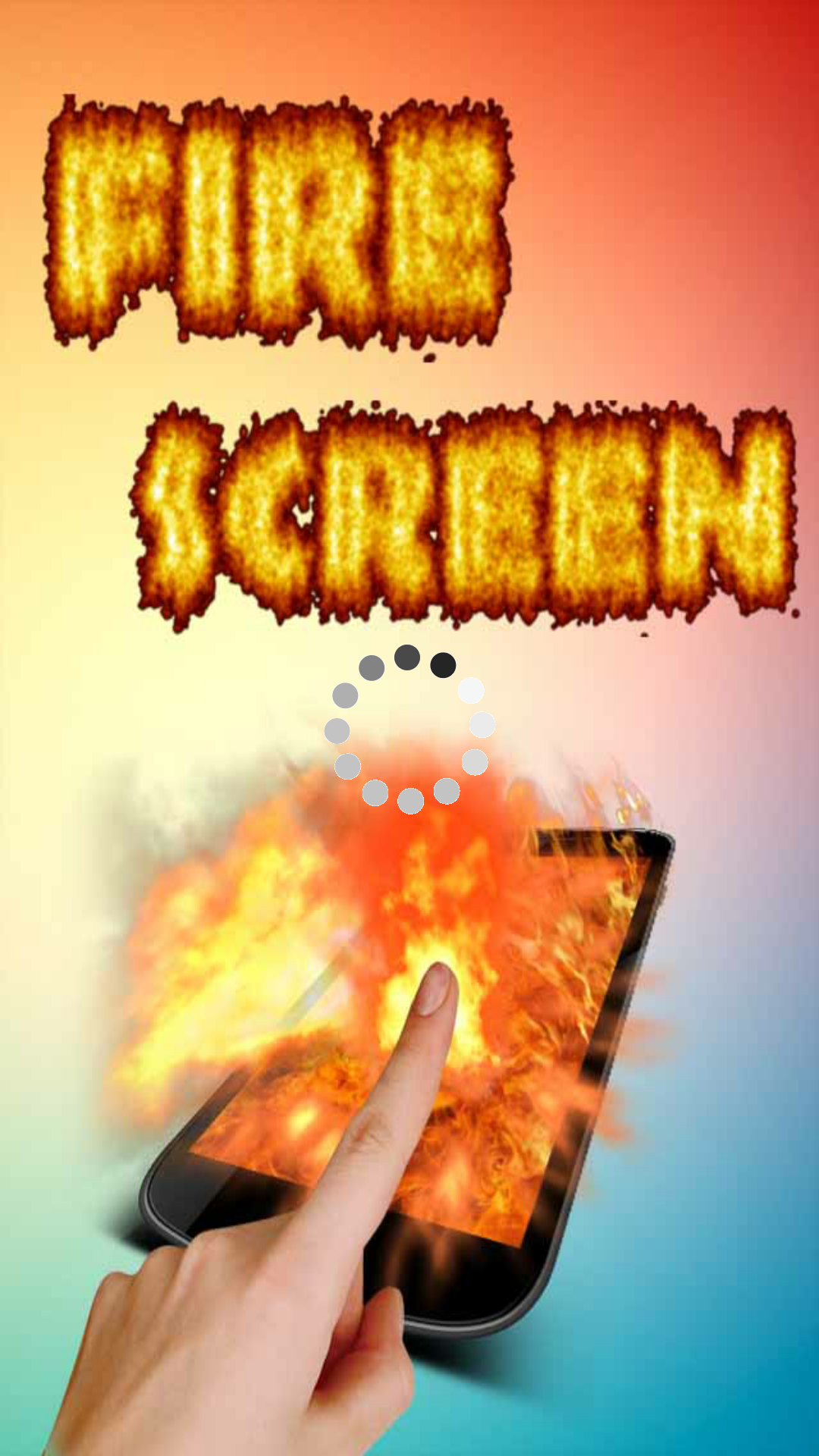 Android application Fire Screen Torch - Prank screenshort