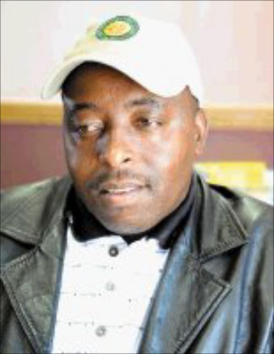 ANC's Andrew Mehlape branch, Limpoopo chairperson Abel Rakoma. Pic. Elijar Mushiana. 04/2008. © Sowetan.