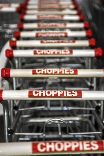 GO CARTING: Choppies, the Botswana-based supermarket chain that listed in South Africa in 201, expanded trading space 37% to 202 stores in the six months to December.