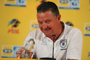 Coach Gavin Hunt during the Mamelodi Sundowns and Bidvest Wits joint press conference at PSL Offices on September 29, 2016 in Johannesburg, South Africa.