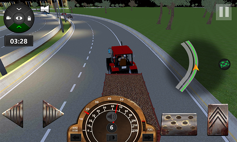 Android application Real Tractor Simulator 2016 screenshort