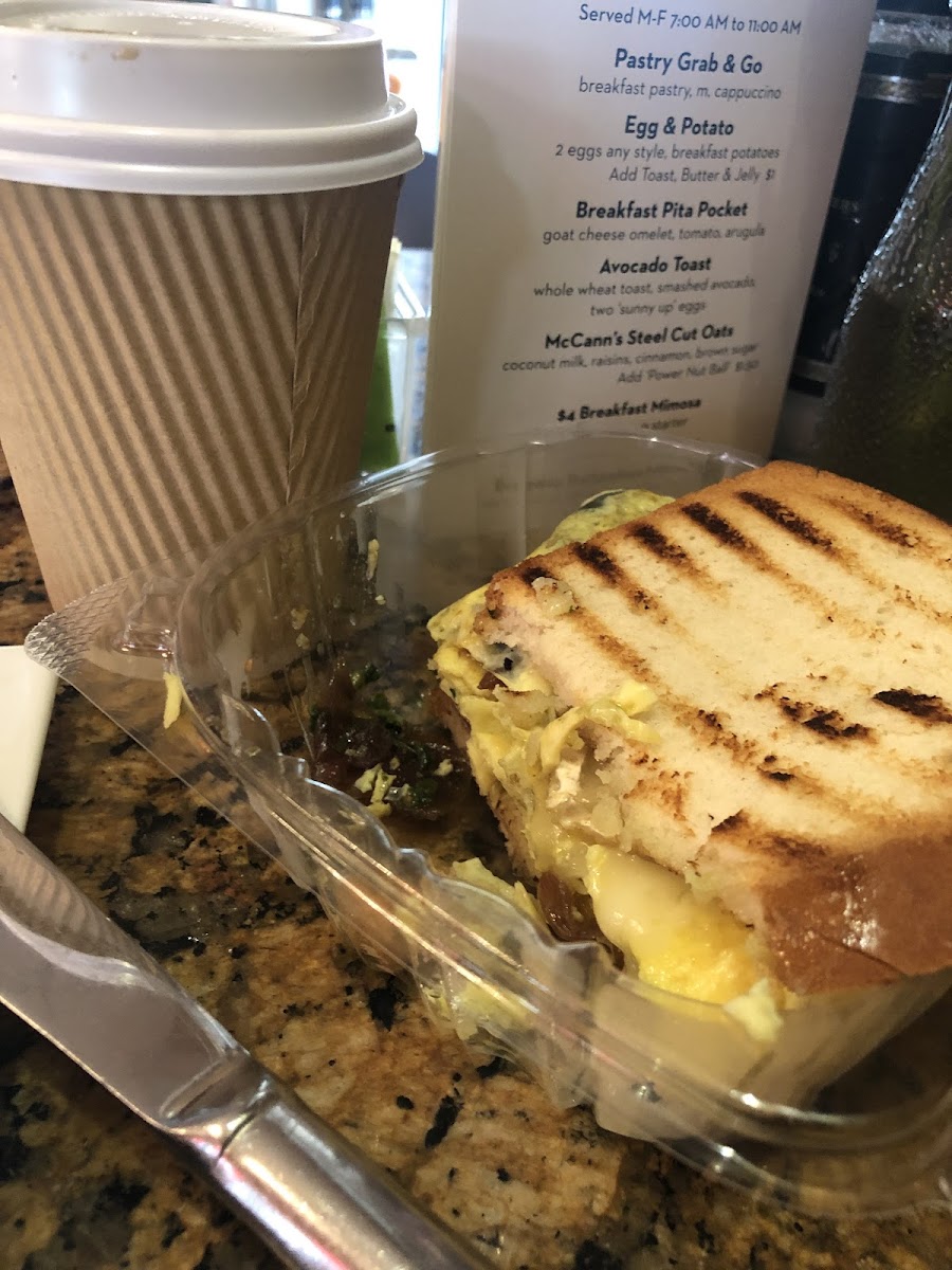 Gluten-Free Sandwiches at Saquella Cafe