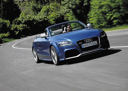FACE-WARPING ACCELERATION: The Audi TT-RS roadster is not a bad car, but it comes across as being perhaps too one dimensional compared to some other sports cars