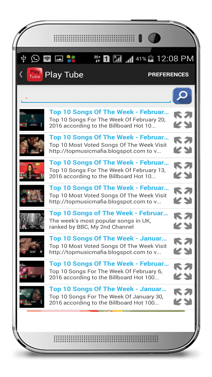 Android application HD Video Tube screenshort