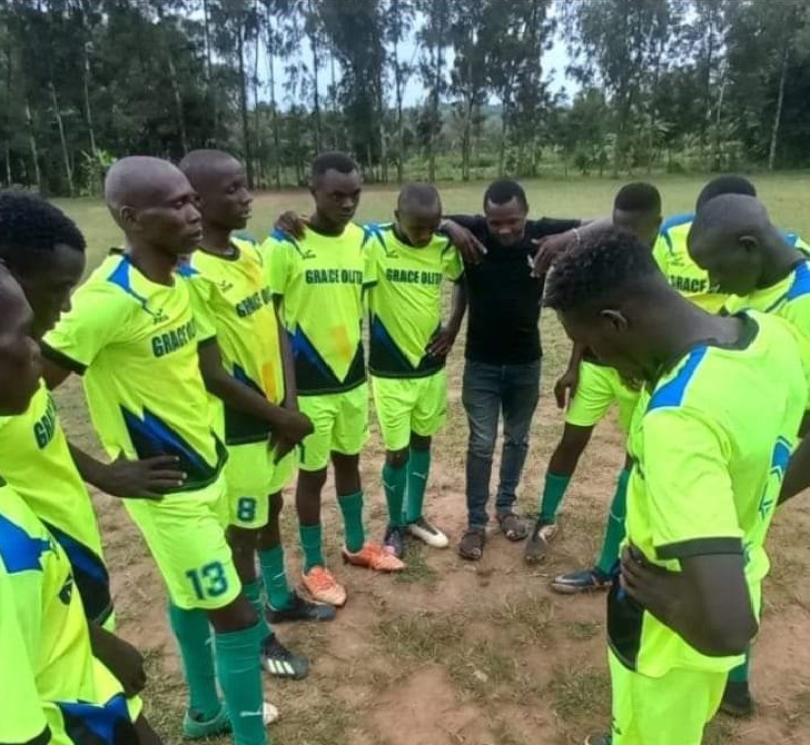 Katakwa FC before their Saturday match against Musokoto which they won 1-0.