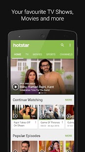   Hotstar TV Movies Live Cricket- screenshot thumbnail   