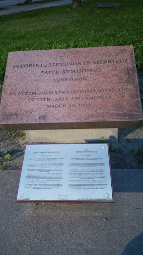 Lithuanian-US Relationships Renewal Memorial Aka Washington Square Rock