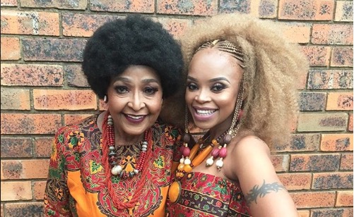 Ma Winnie with Zoleka at her graduation earlier this year.
