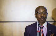 South African Revenue Services commissioner Tom Moyane during the revenue’s preliminary collection results announcement on April 03, 2017 in Pretoria. 