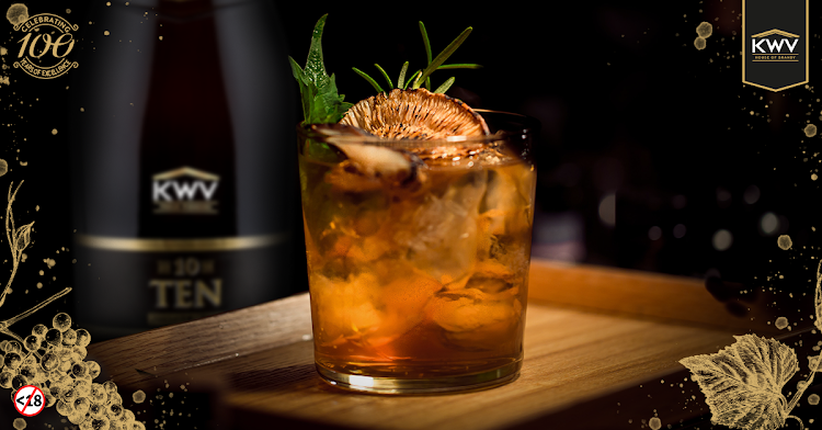 Invent a creative name for this KWV Reimagined Cocktail and you could win tickets to the events for KWV Brandy's search for the most imaginative bartender